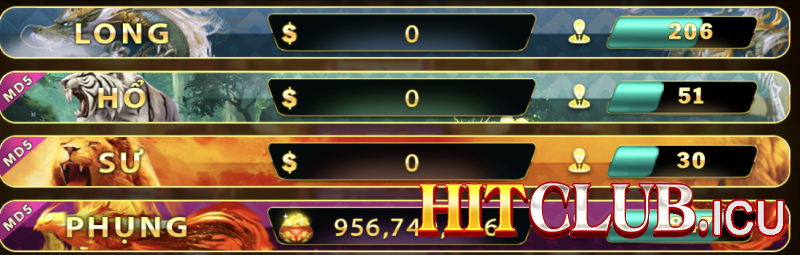 Giới thiệu tổng quan về xóc đĩa tứ linh Hit Club