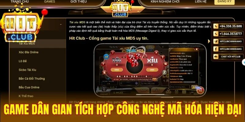 Game dân gian tích hợp công nghệ mã hóa hiện đại